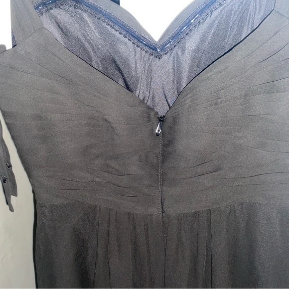 Custom made black Azazie bridesmaid dress. - Picture 7 of 10